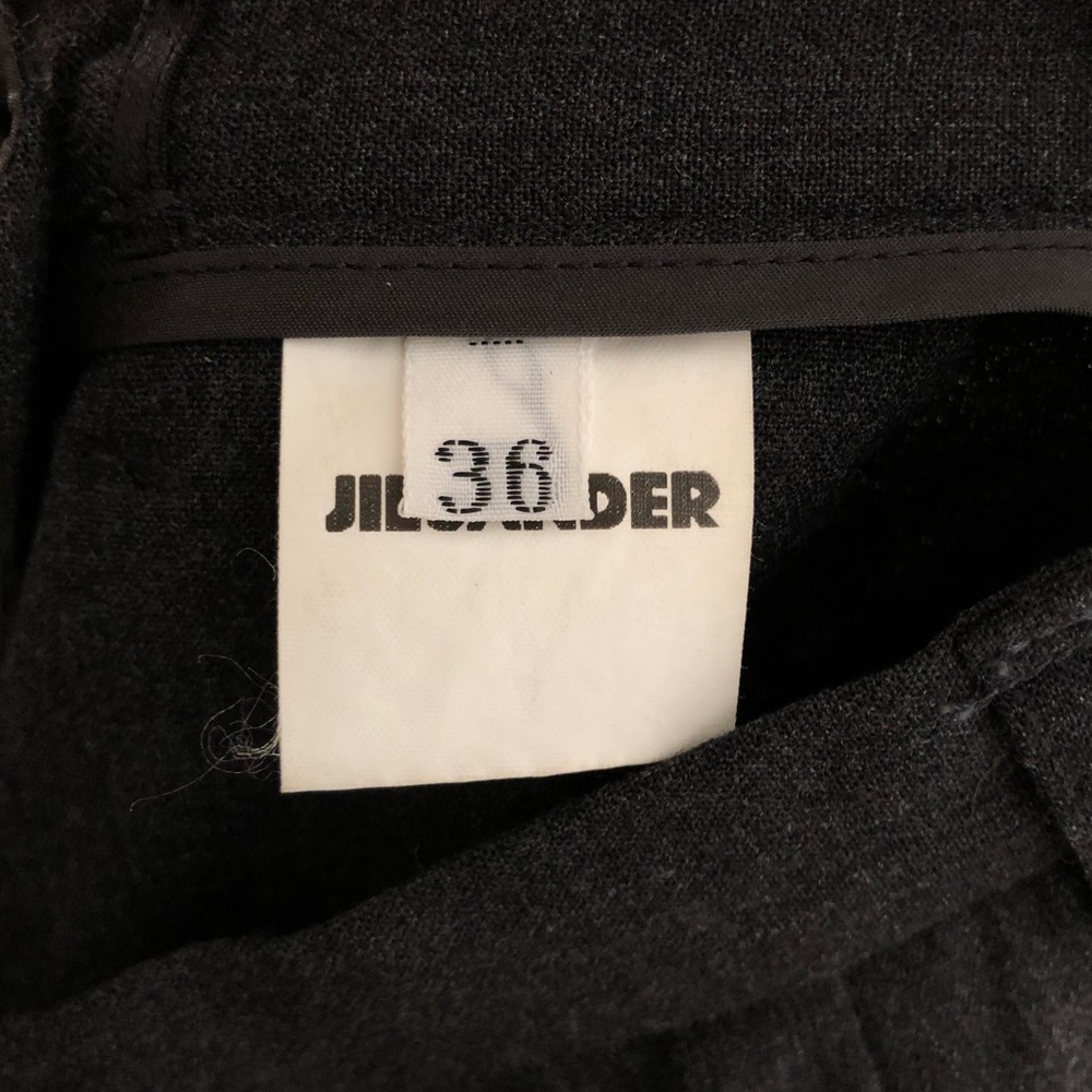 Jil Sander Fleeced Wool Charcoal Grey Trouser Pants - Picture 5 of 13